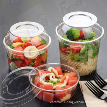 Disposable Plastic Salad Bowl Pet Bowl For Salad